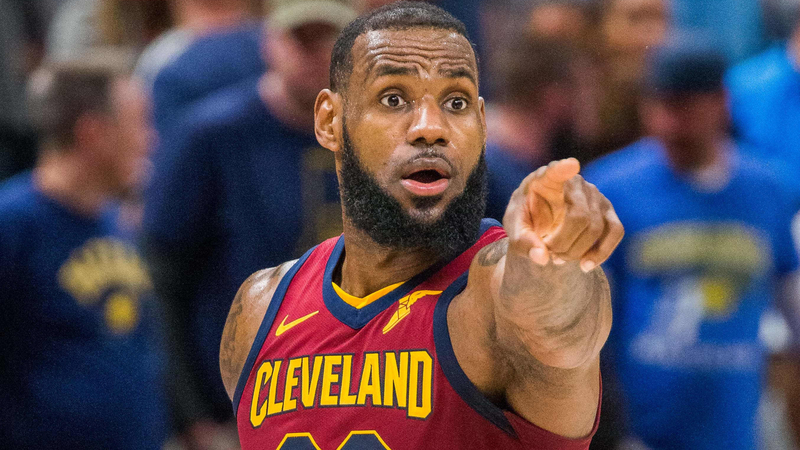 Cavs forward LeBron James