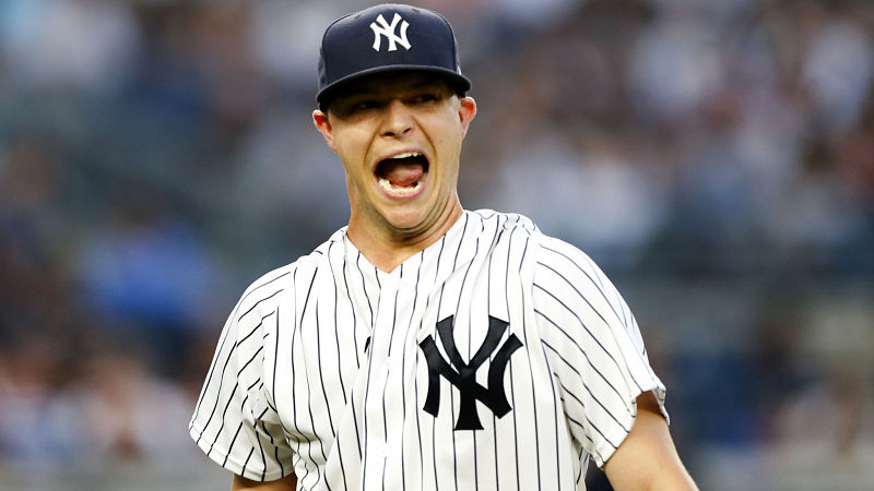 New York Yankees pitcher Sonny Gray